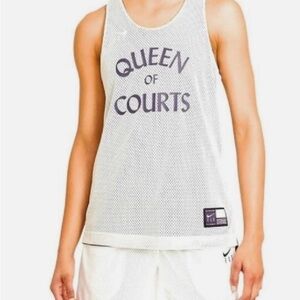 New Nike White/Purple Reversible Mesh Jersey